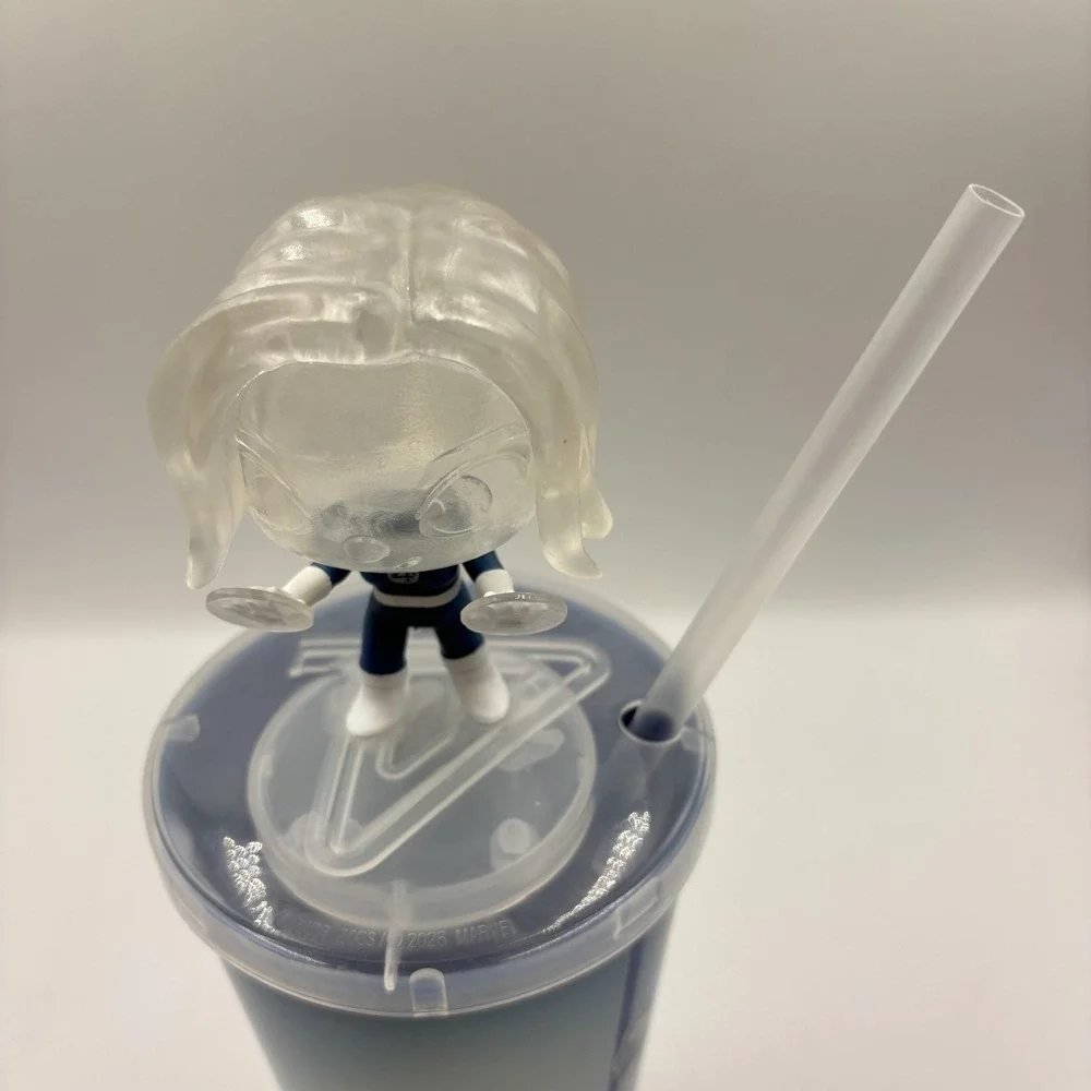 Marvel‎ Fantastic 4 Invisible Woman Movie Cup 32oz Straw Figure Topper
